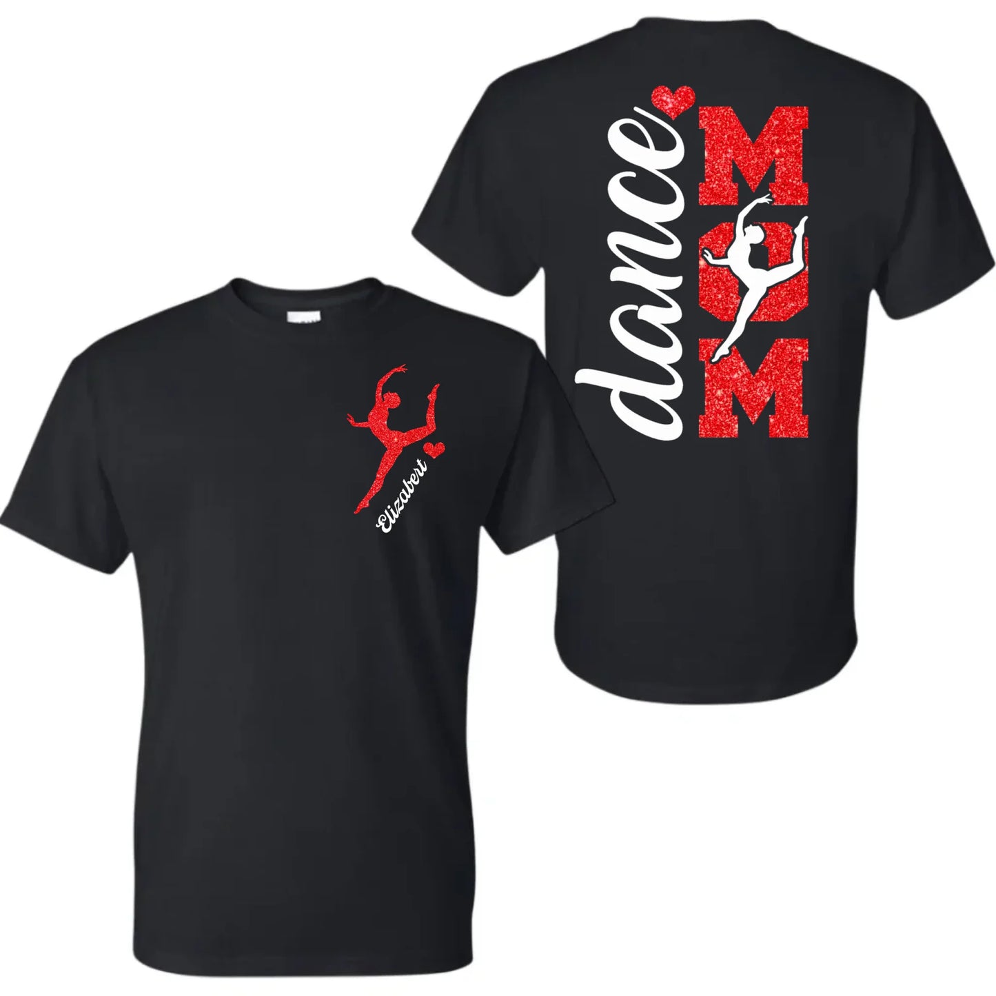 black t-shirt mk