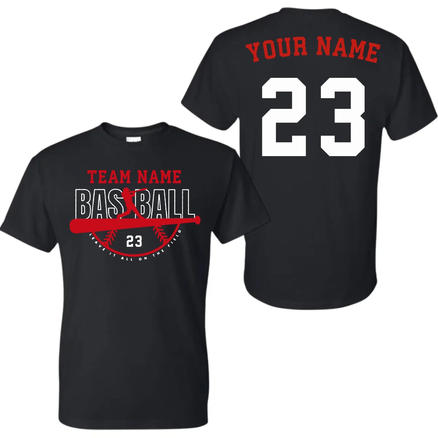 black t-shirt mk