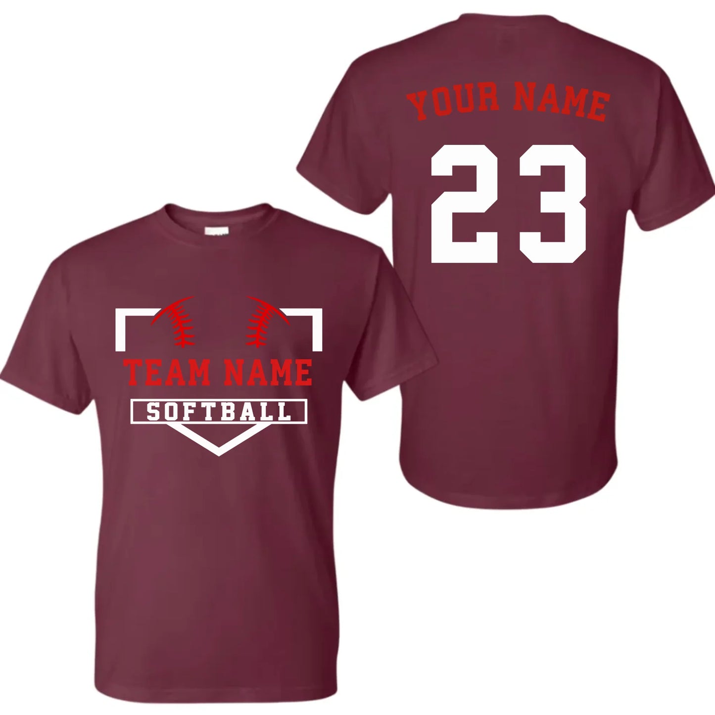 Maroon-mk-t-shirt