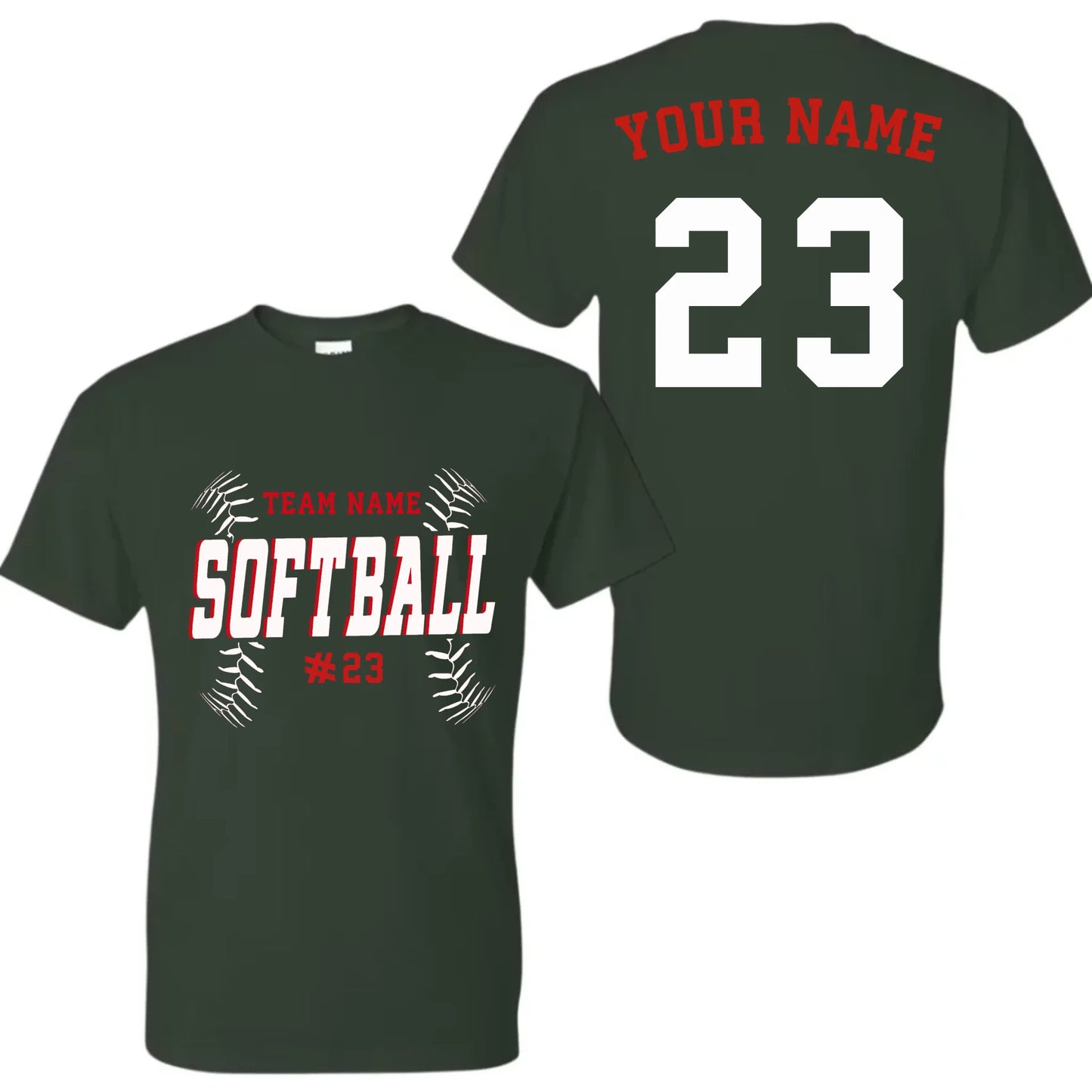 forest green t-shirt mk