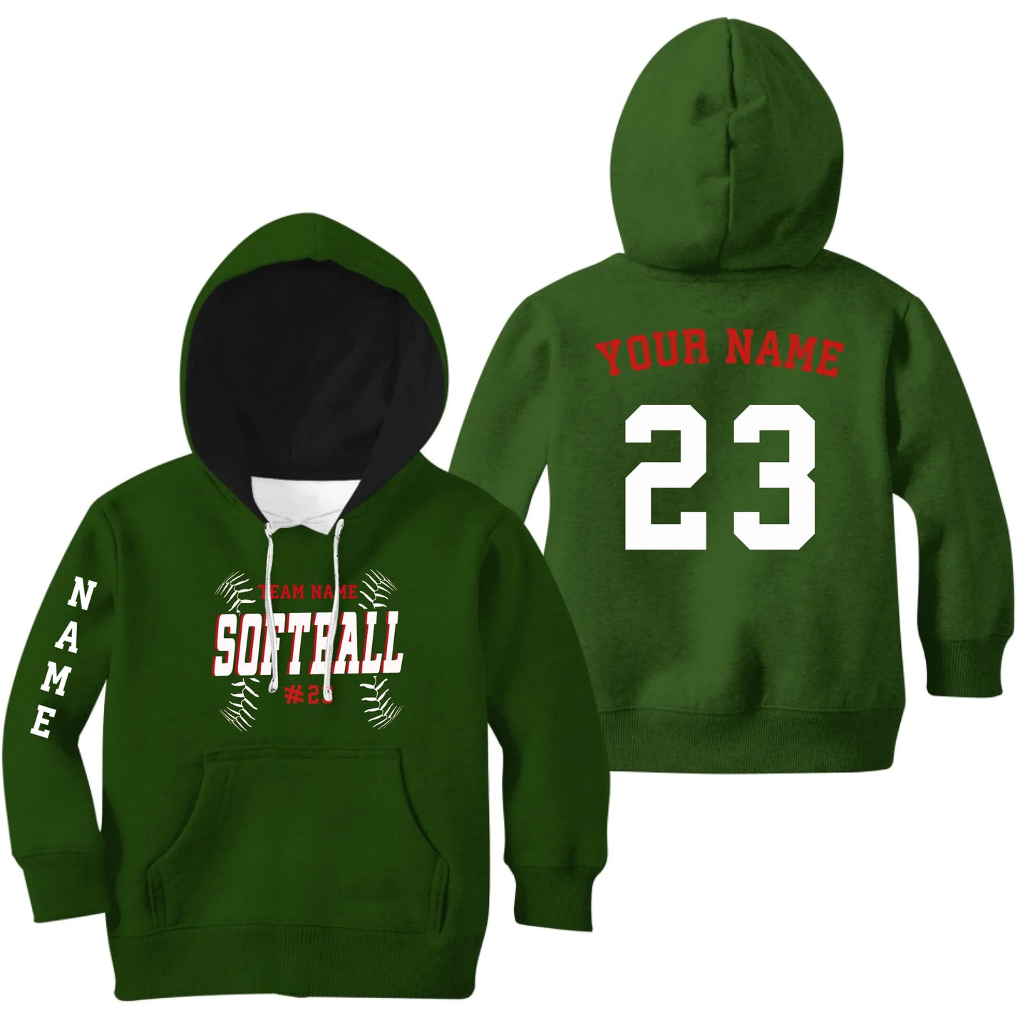 Green Kids-Hoodie