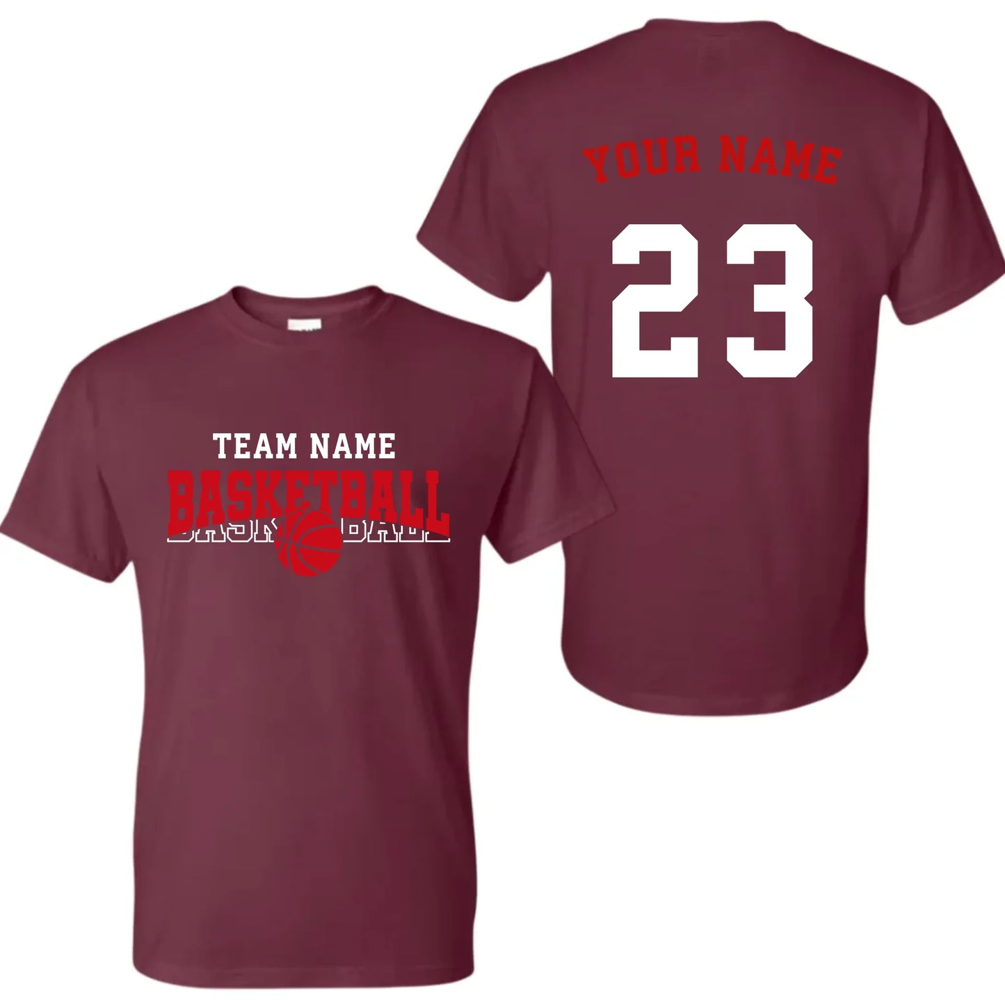 Maroon-mk-t-shirt