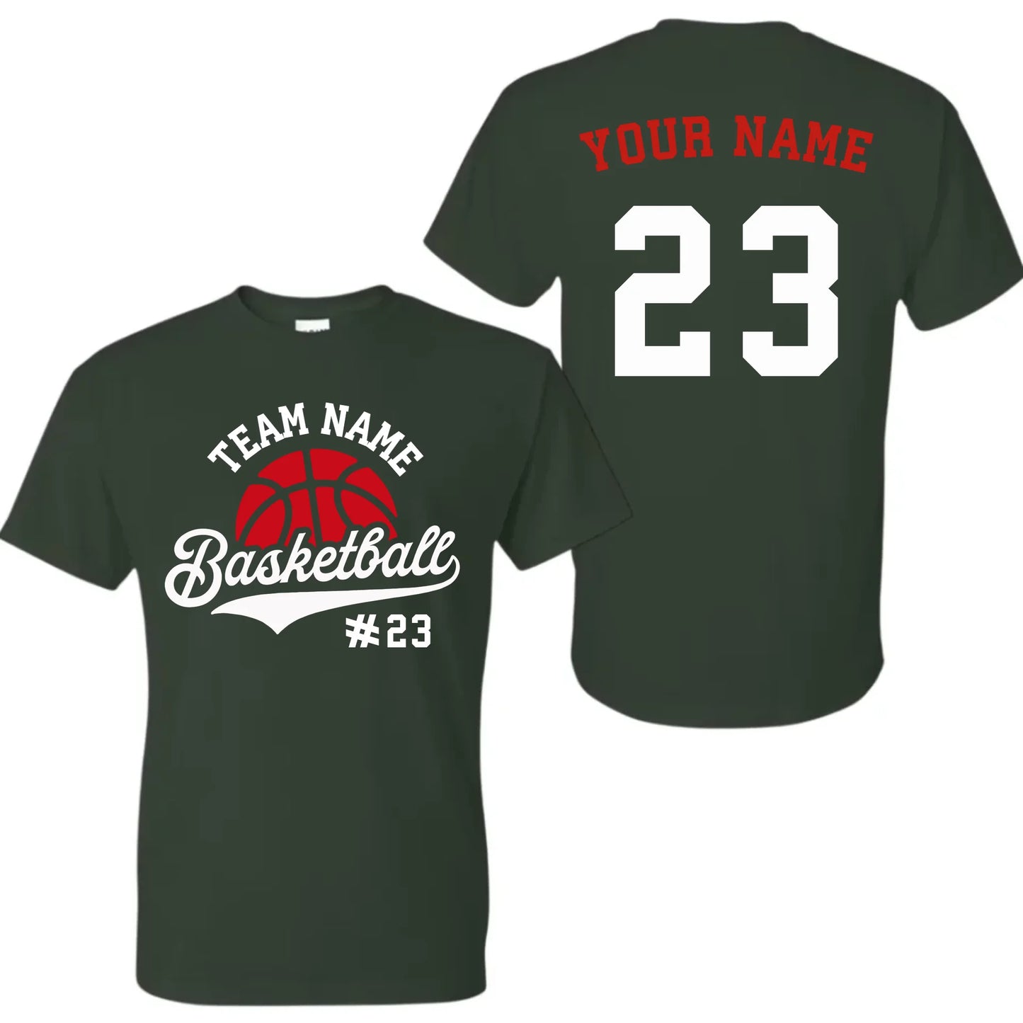 forest green t-shirt mk