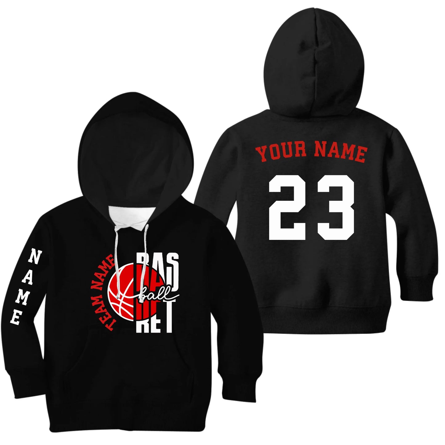Kids Black Hoodie