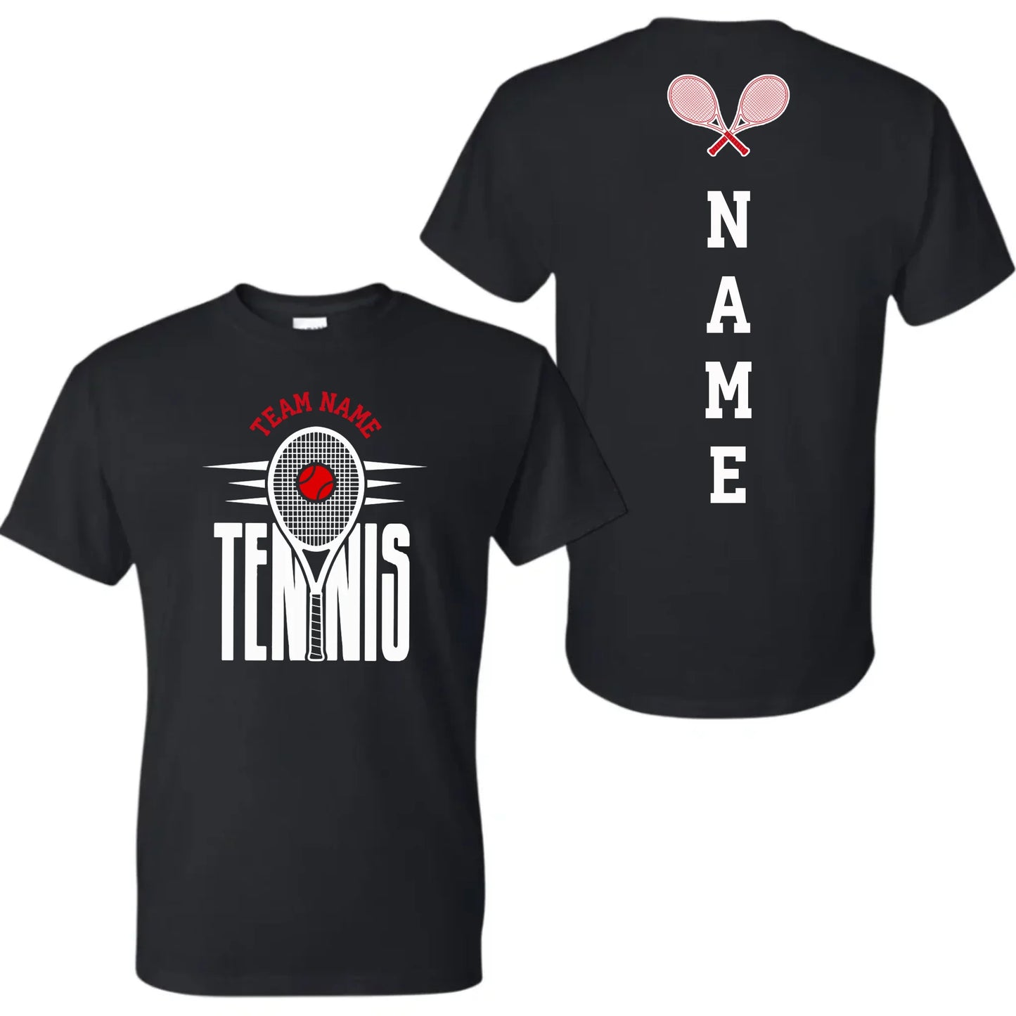 black t-shirt mk