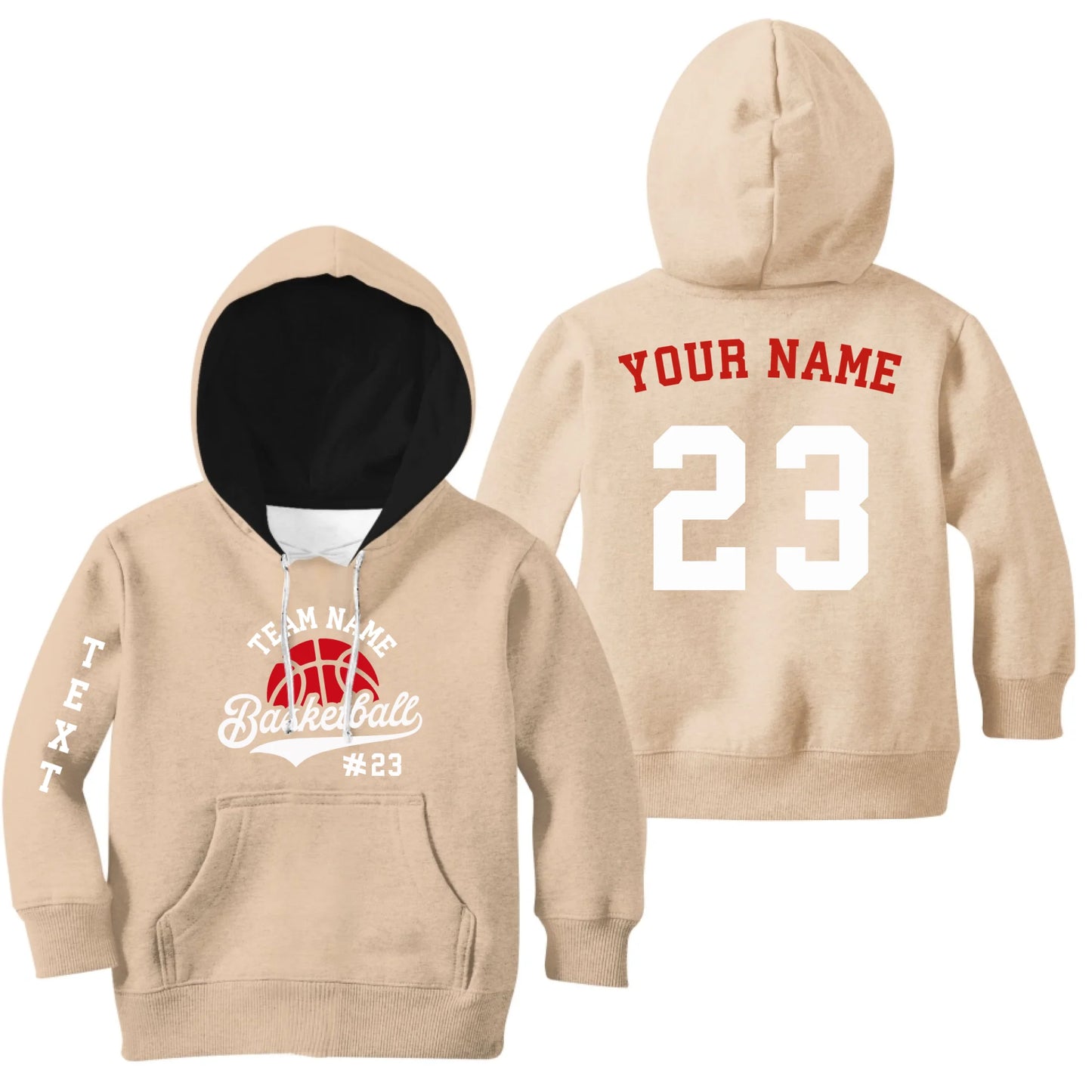 Kids Hoodie Sand