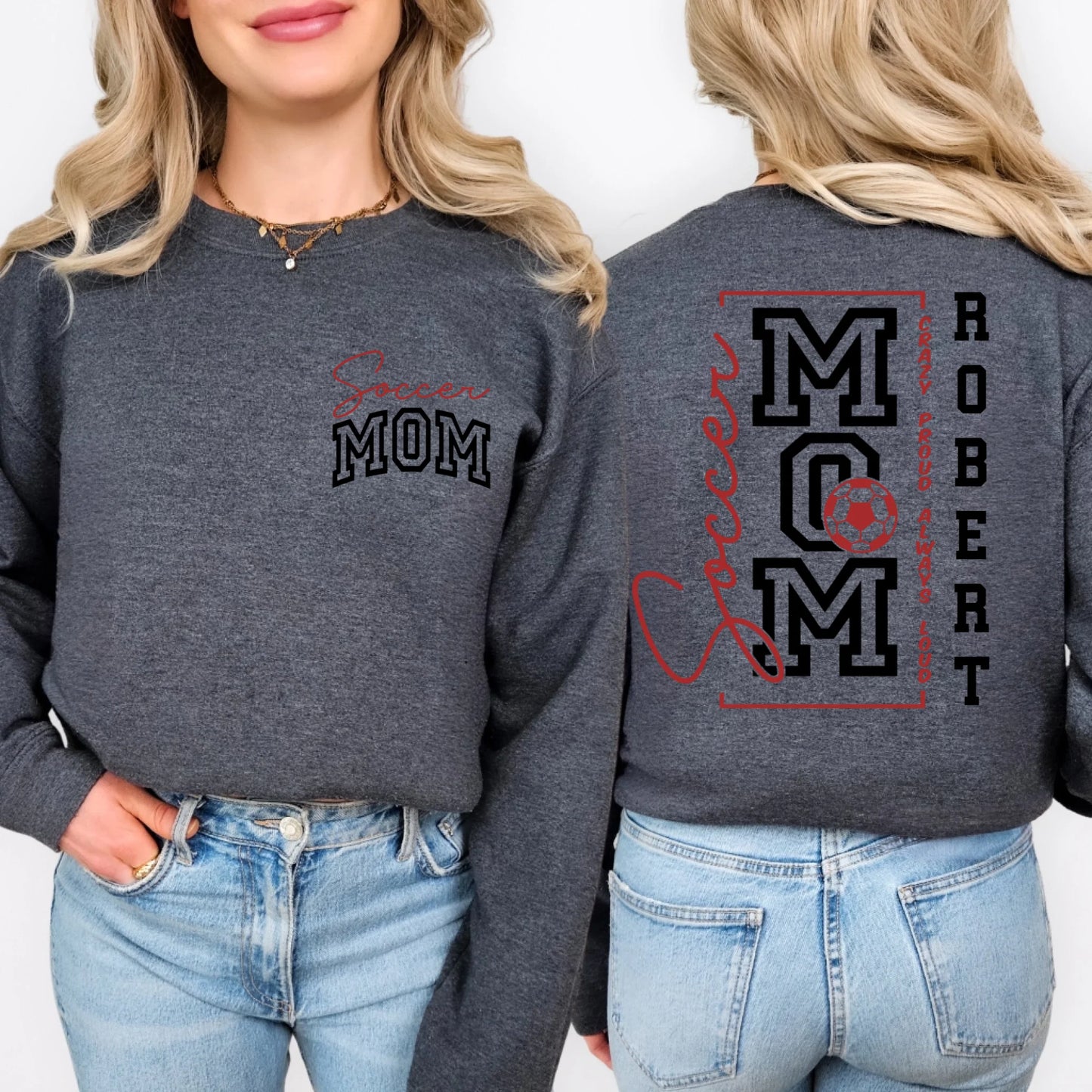 Dark Heather Grey Sweatshirt