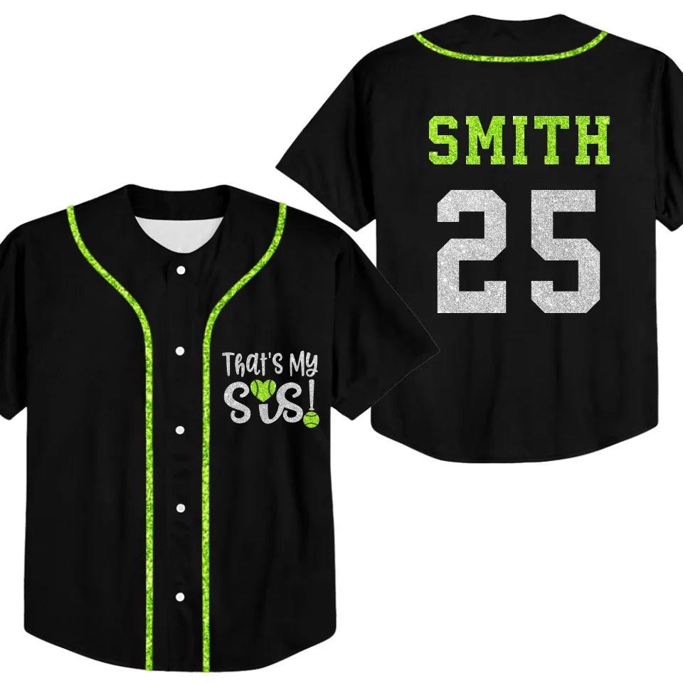 Baseball Jersey kid black