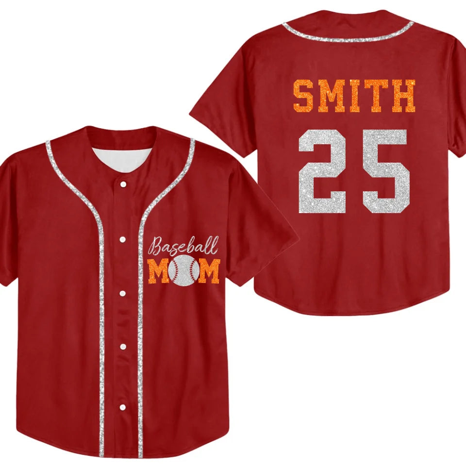 Baseball Jersey orange mk