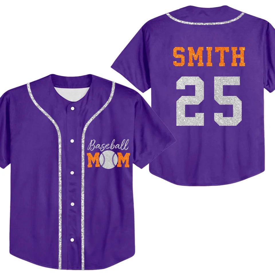 Baseball Jersey purple mk