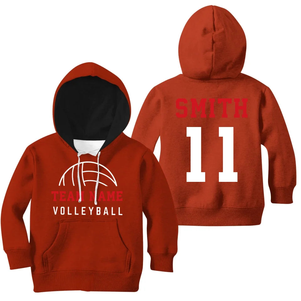 Orange Kids Hoodie