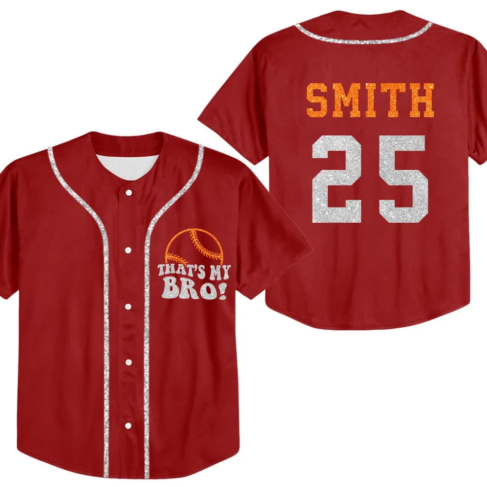 Baseball Jersey orange mk