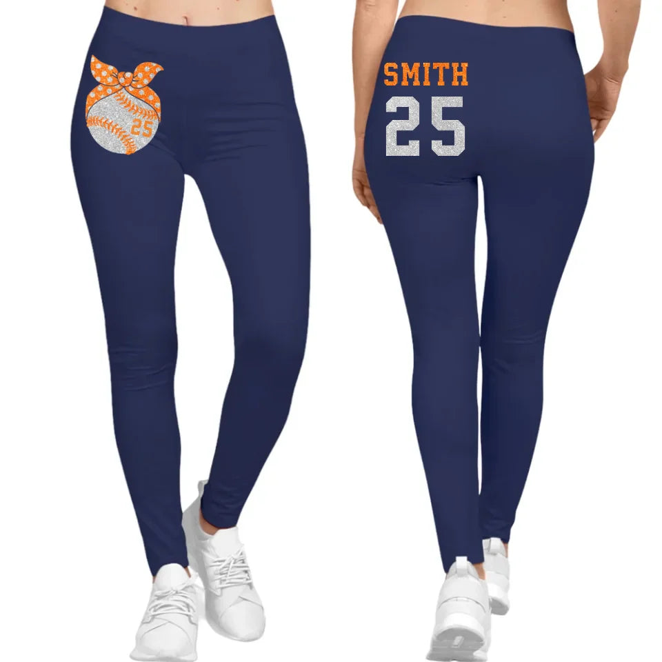 leggings mockup navy