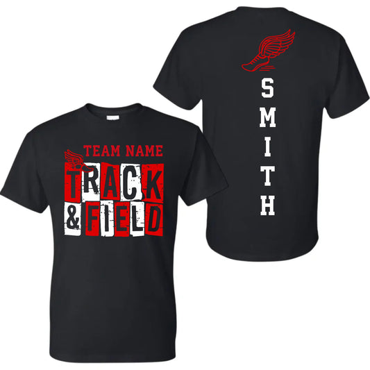 black t-shirt mk