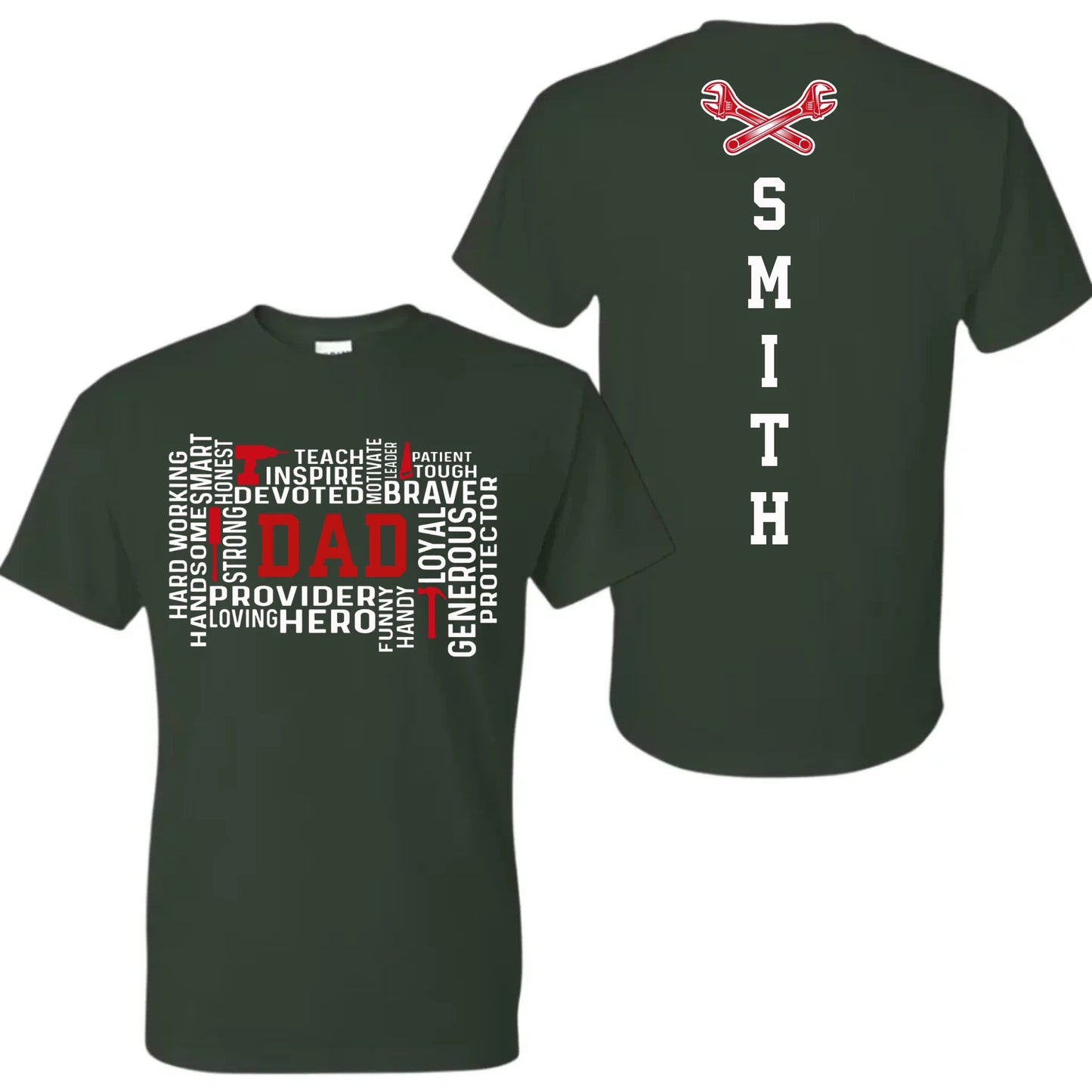 forest green t-shirt mk