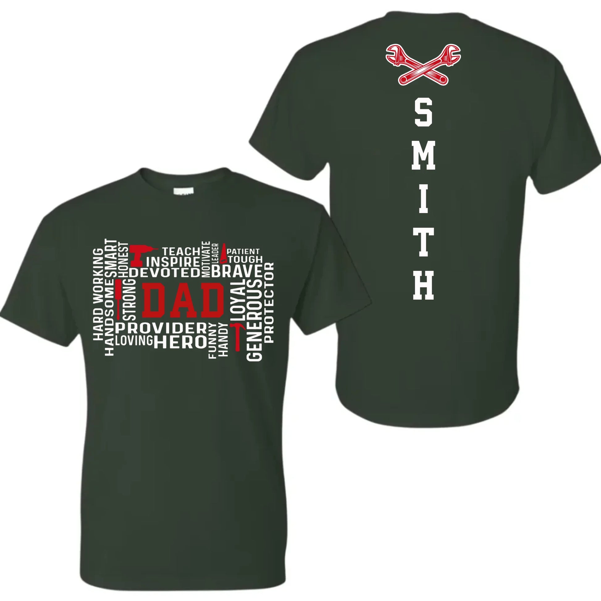 forest green t-shirt mk