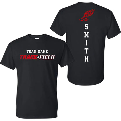 black t-shirt mk