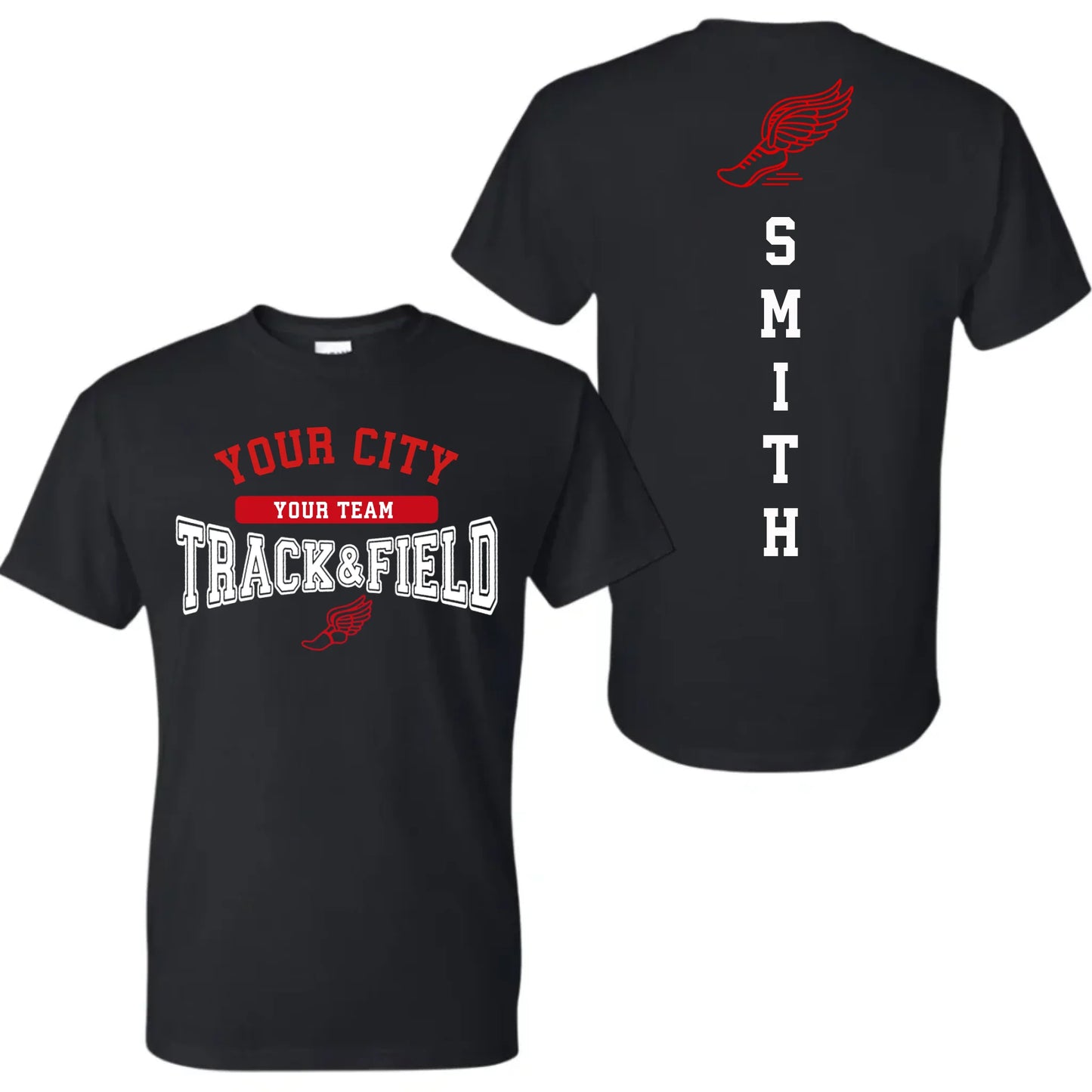 black t-shirt mk
