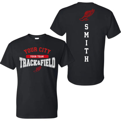 black t-shirt mk