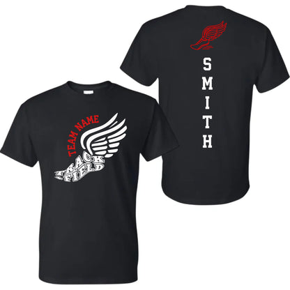 black t-shirt mk
