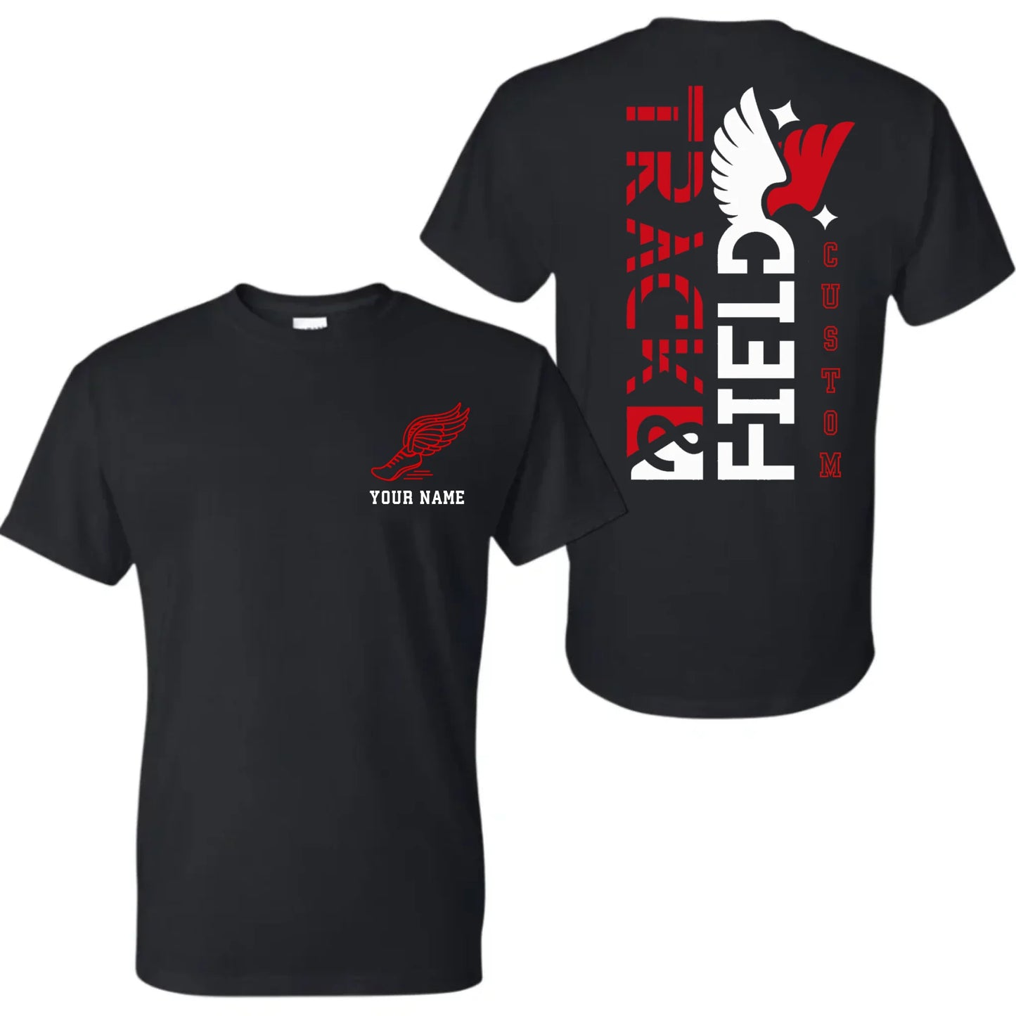 black t-shirt mk