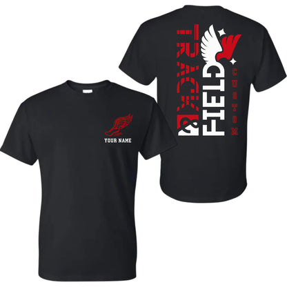 black t-shirt mk
