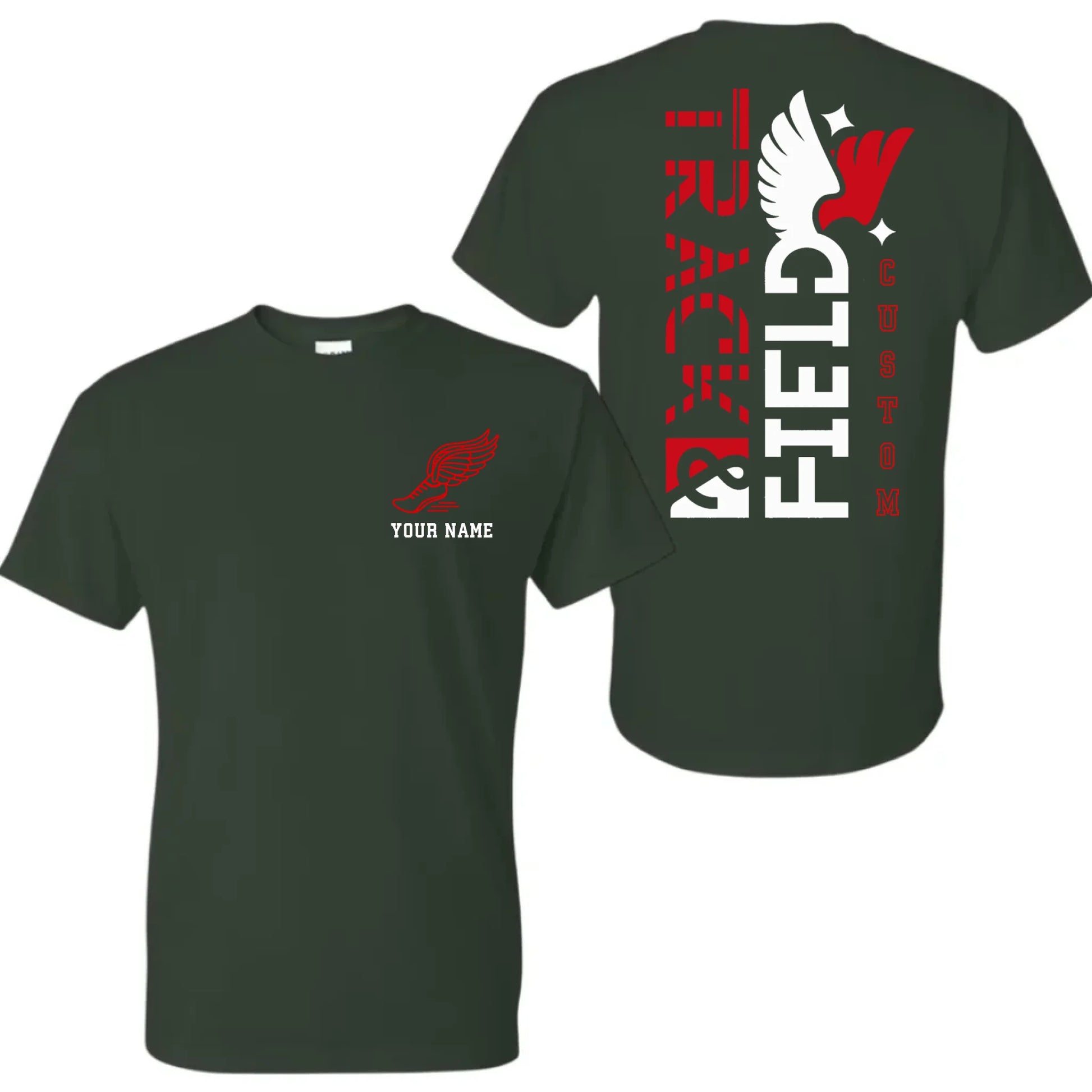 forest green t-shirt mk