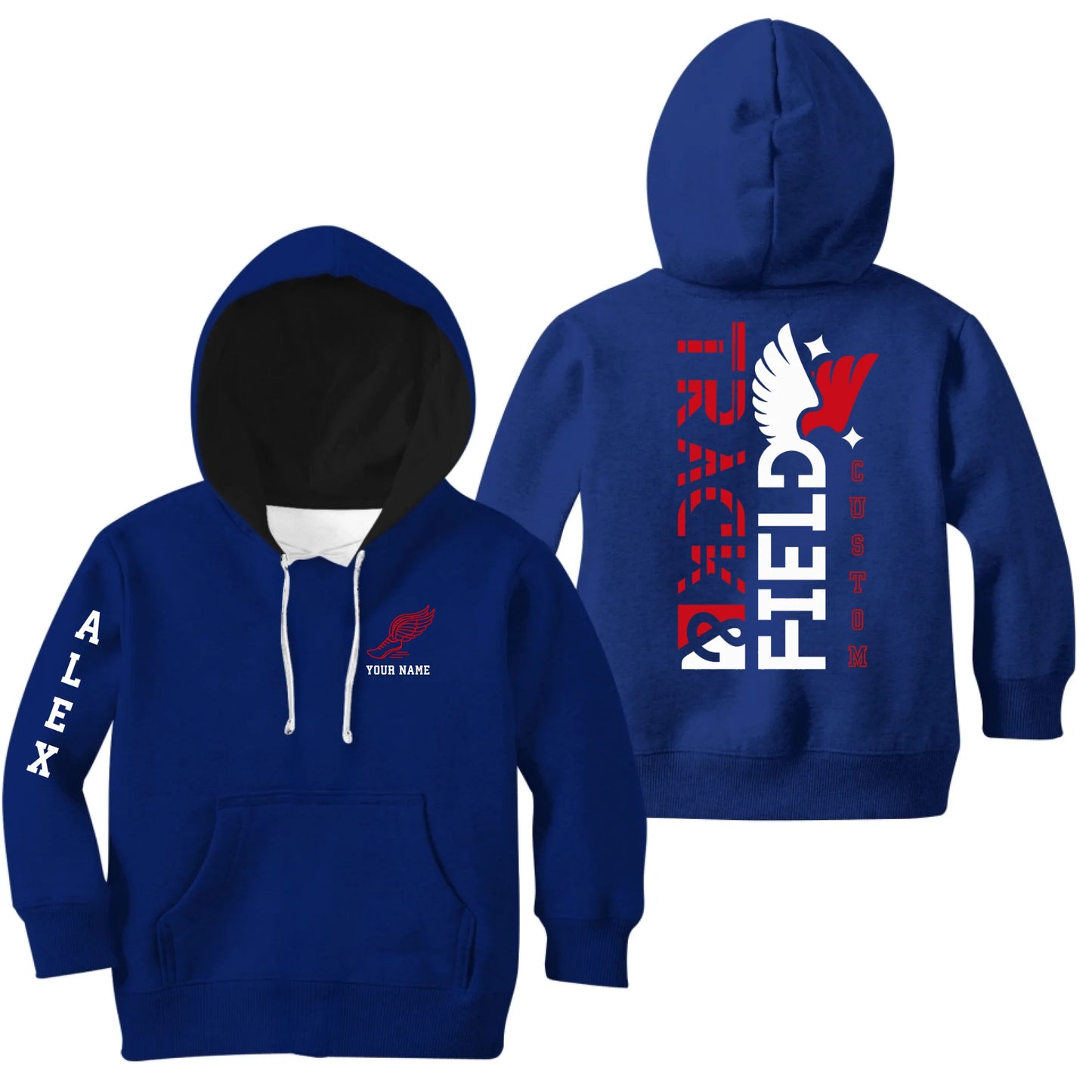 Kids Hoodie-Navy