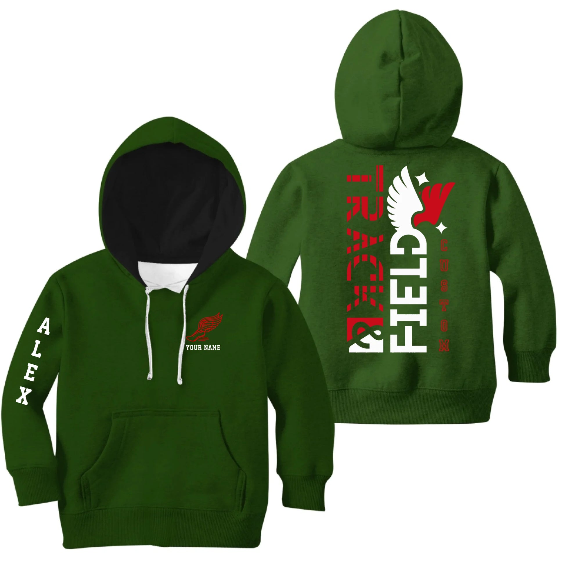 Green Kids-Hoodie