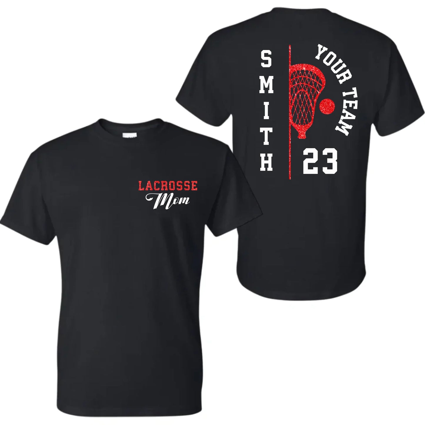 black t-shirt mk