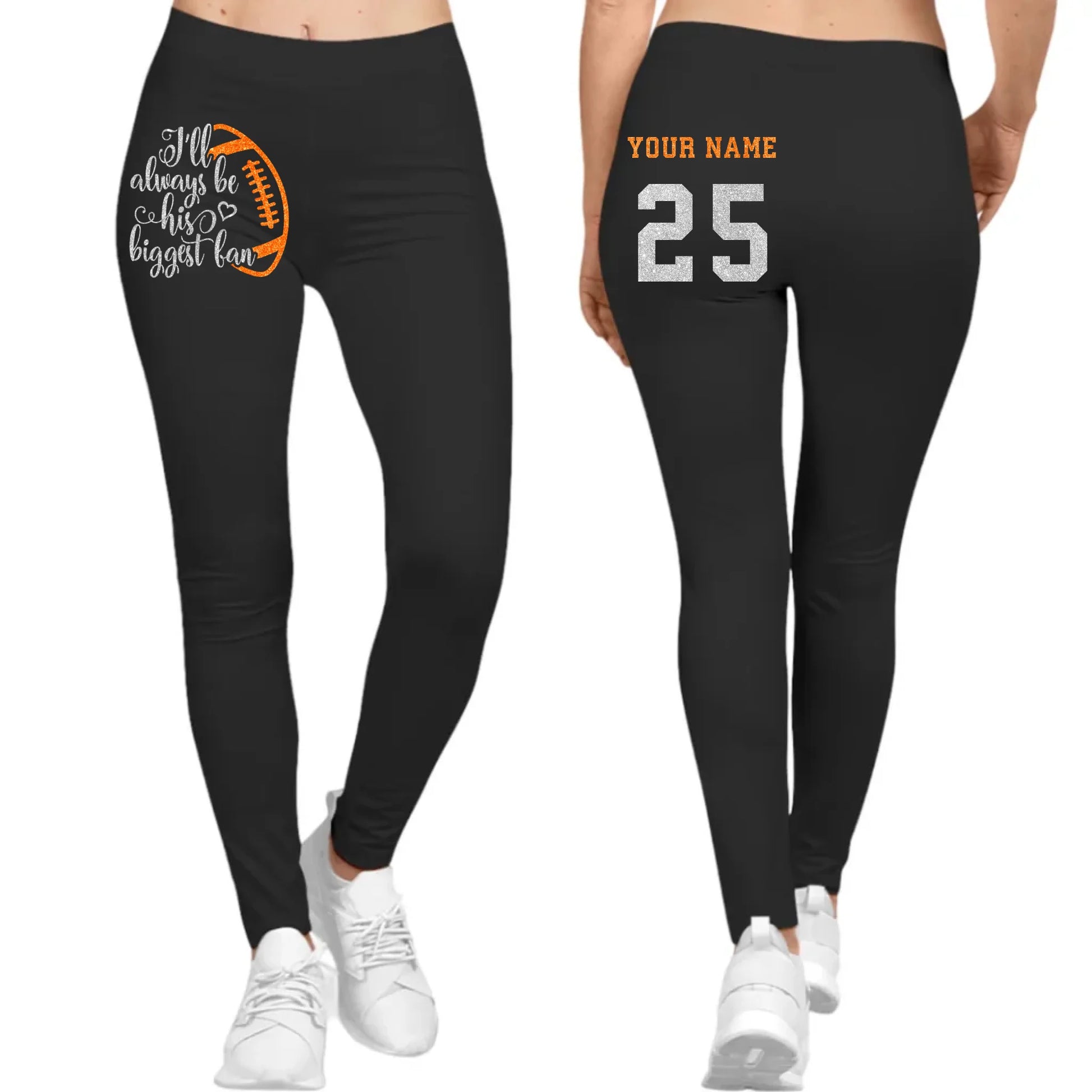 Black Leggings Mockup