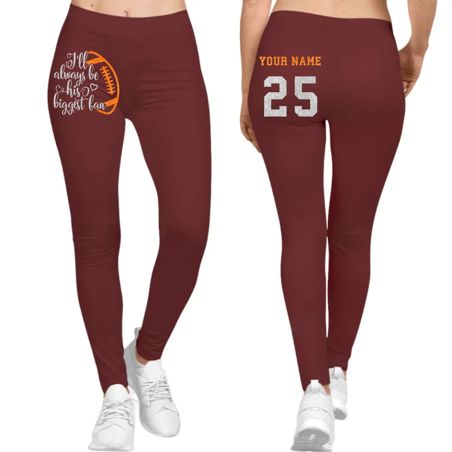 mockup Red Leggings