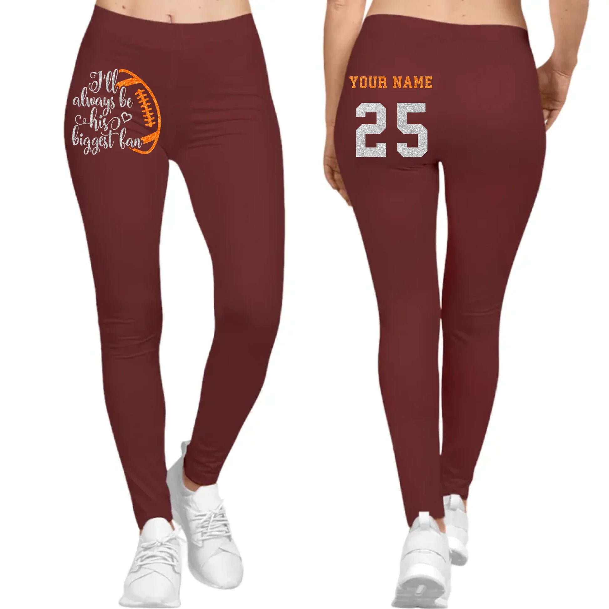 mockup Red Leggings