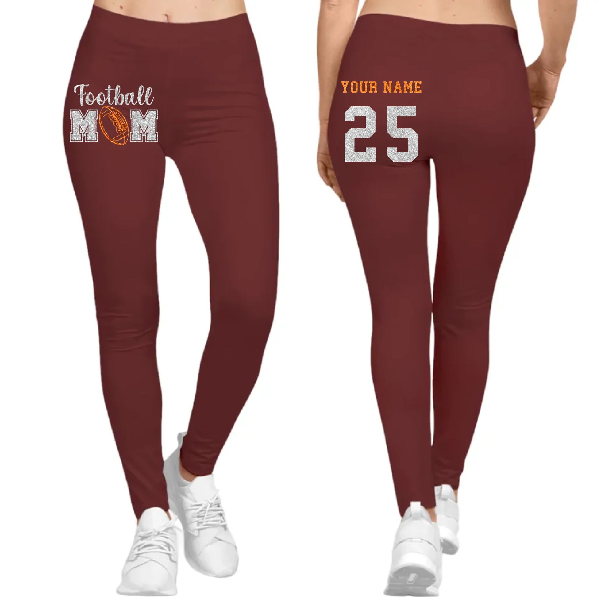 mockup Red Leggings