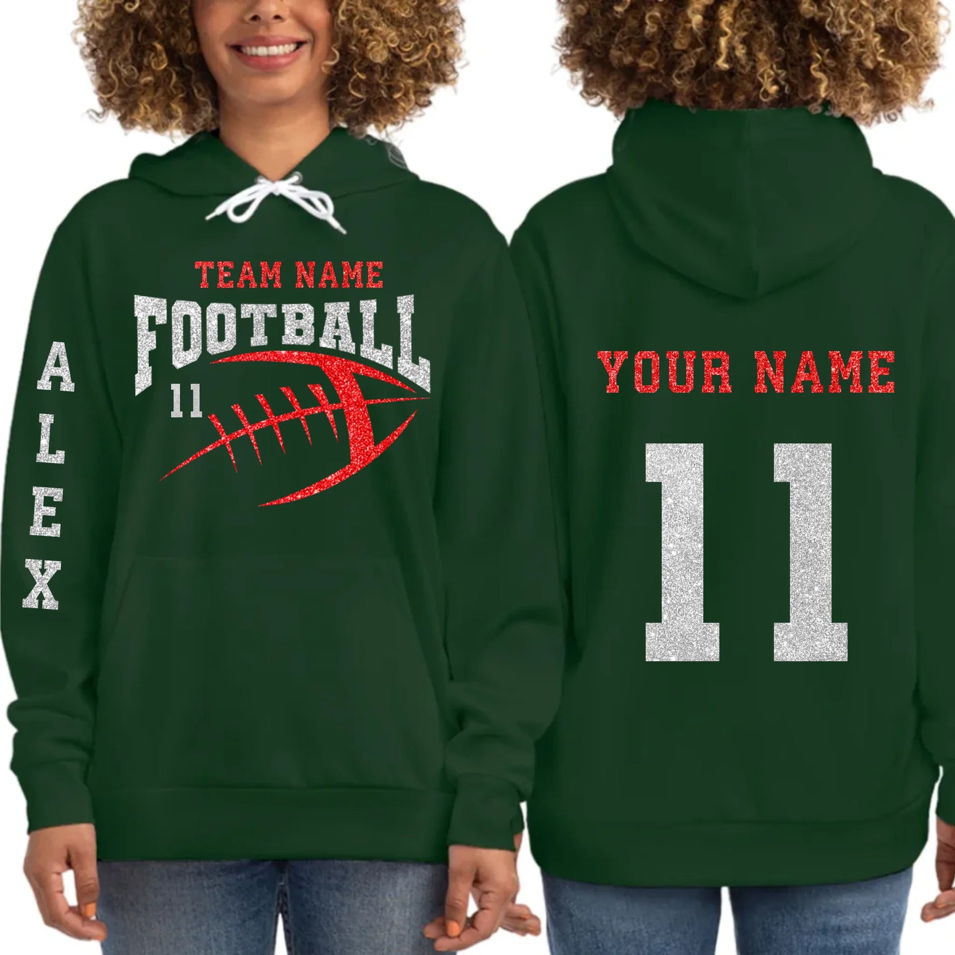 hoodie mk green