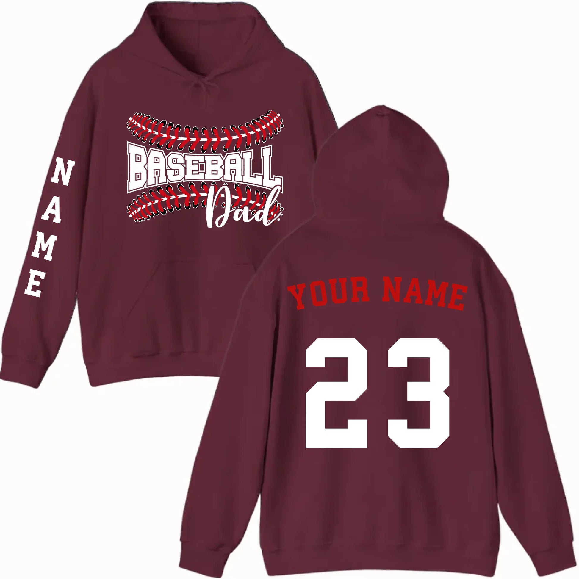 New Hoodie-Maroon