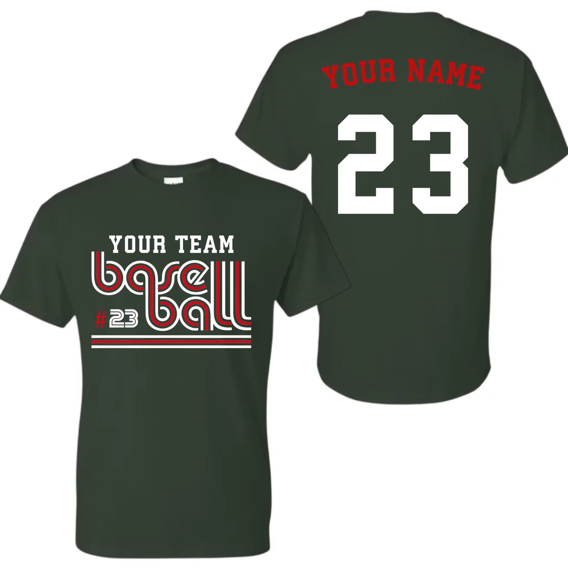 forest green t-shirt mk