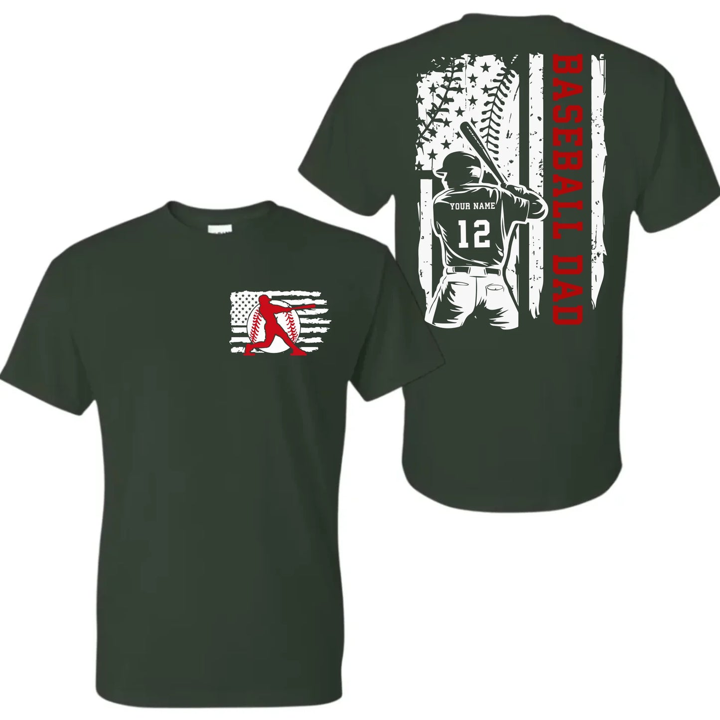 forest green t-shirt mk