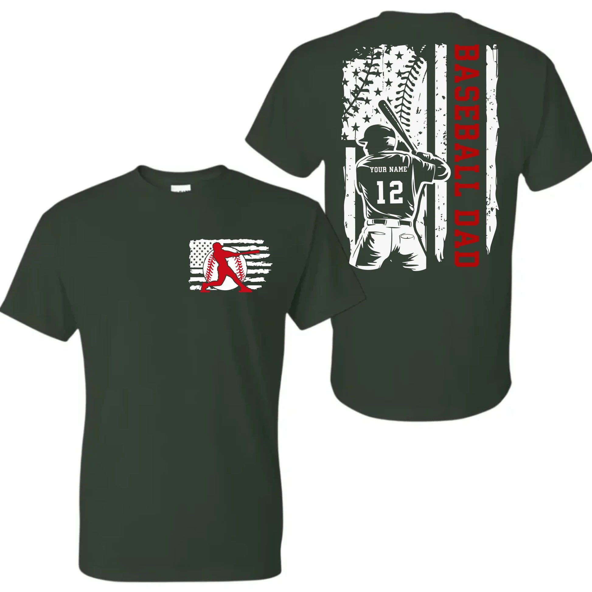 forest green t-shirt mk