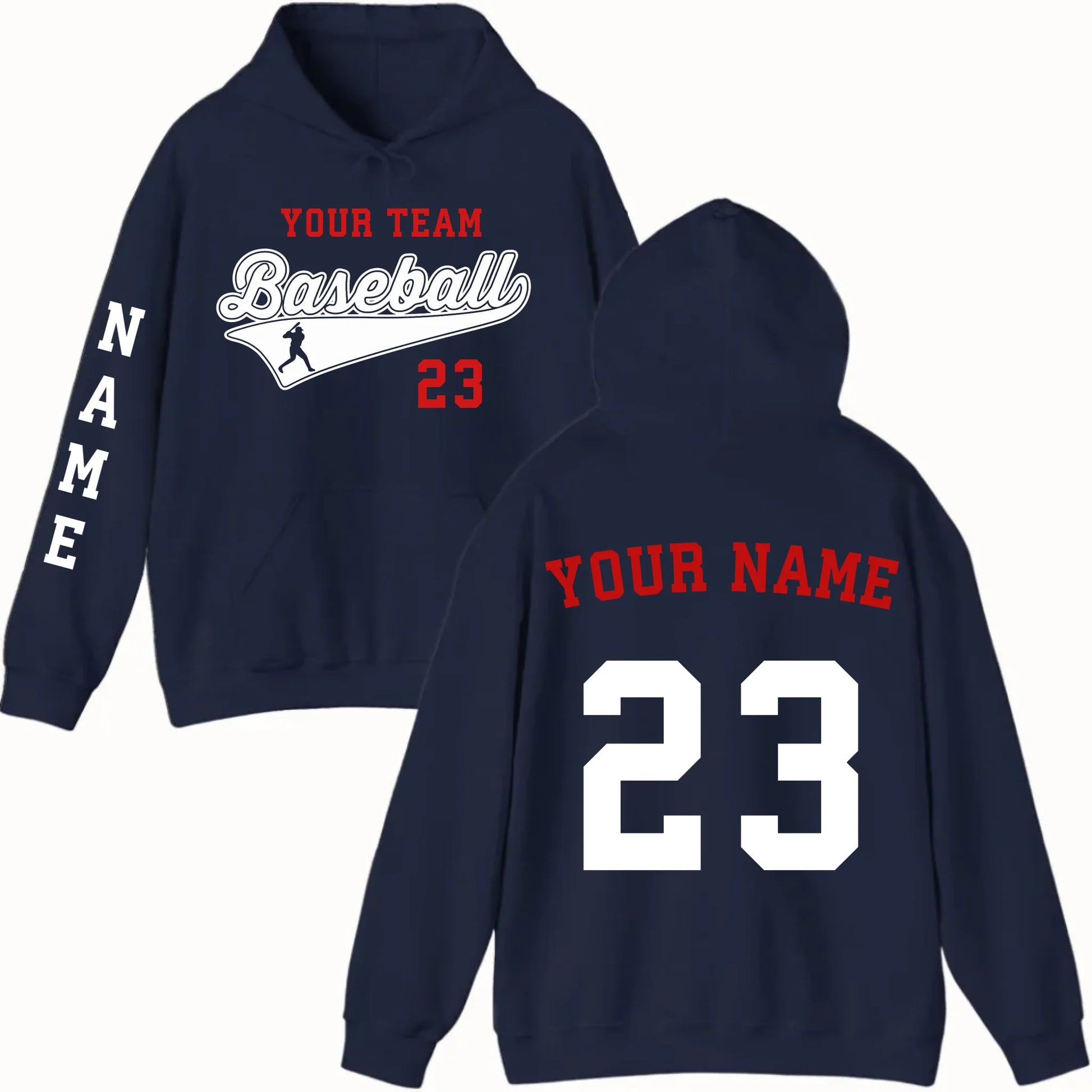 New Hoodie-navy