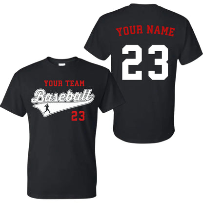 black t-shirt mk