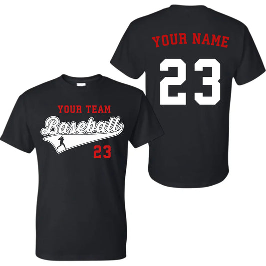 black t-shirt mk