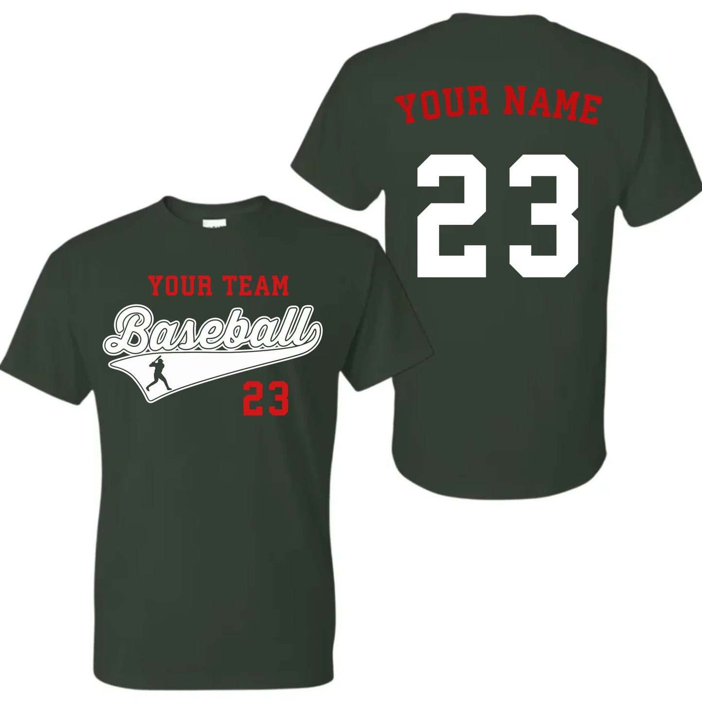 forest green t-shirt mk