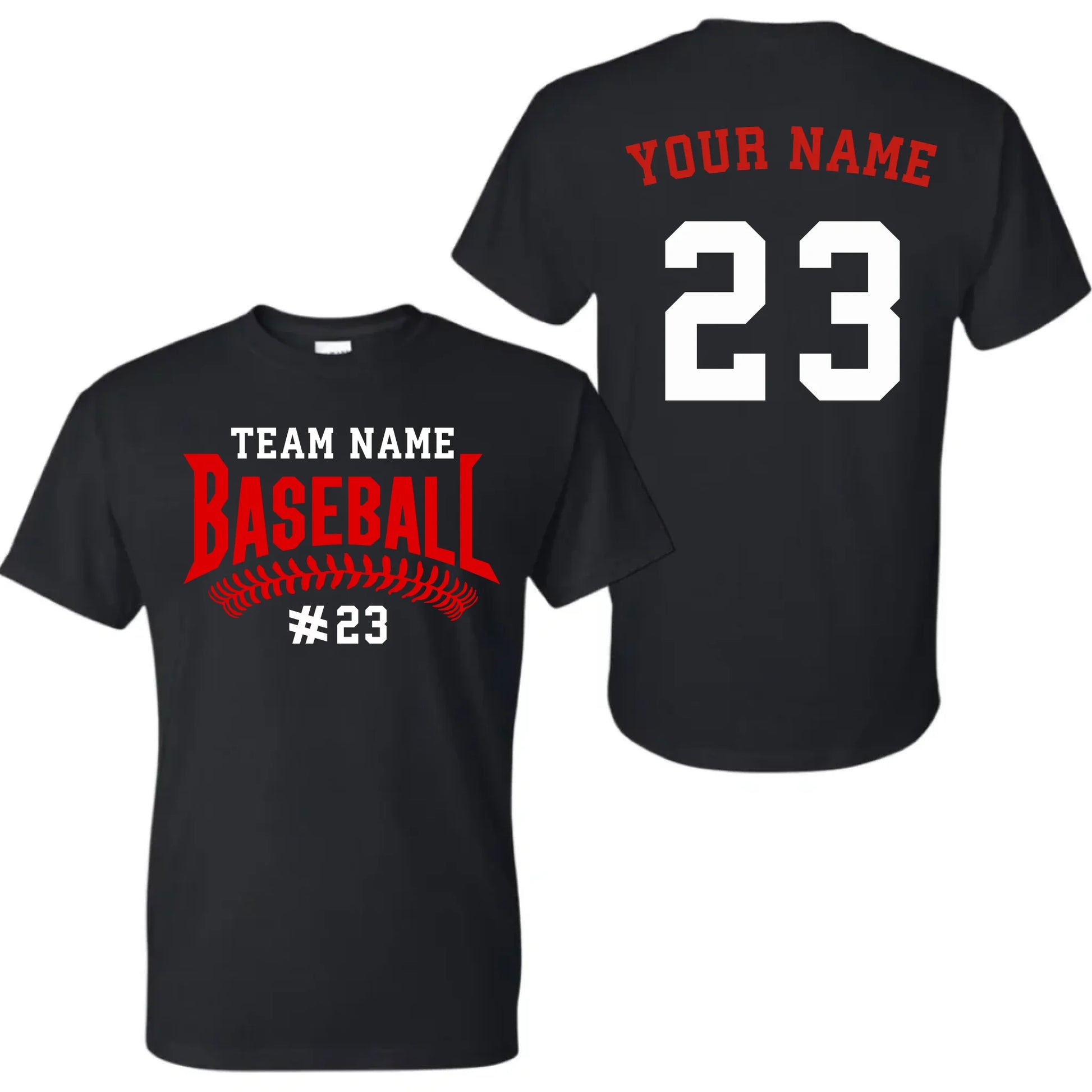 black t-shirt mk