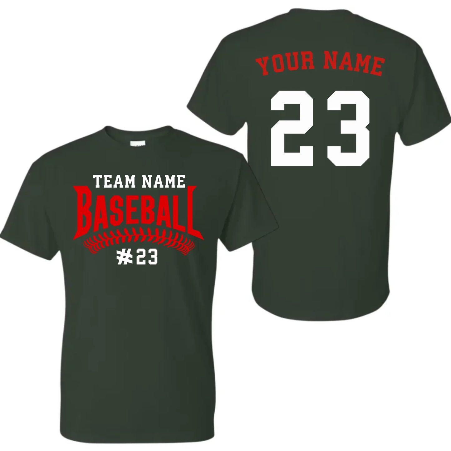 forest green t-shirt mk
