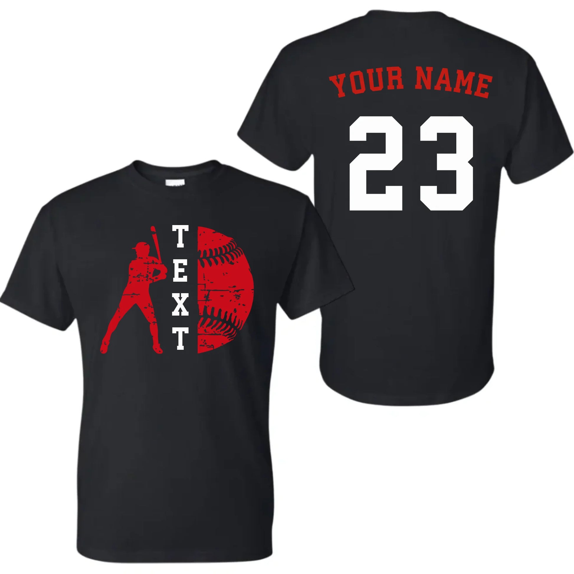 black t-shirt mk