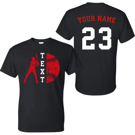 black t-shirt mk