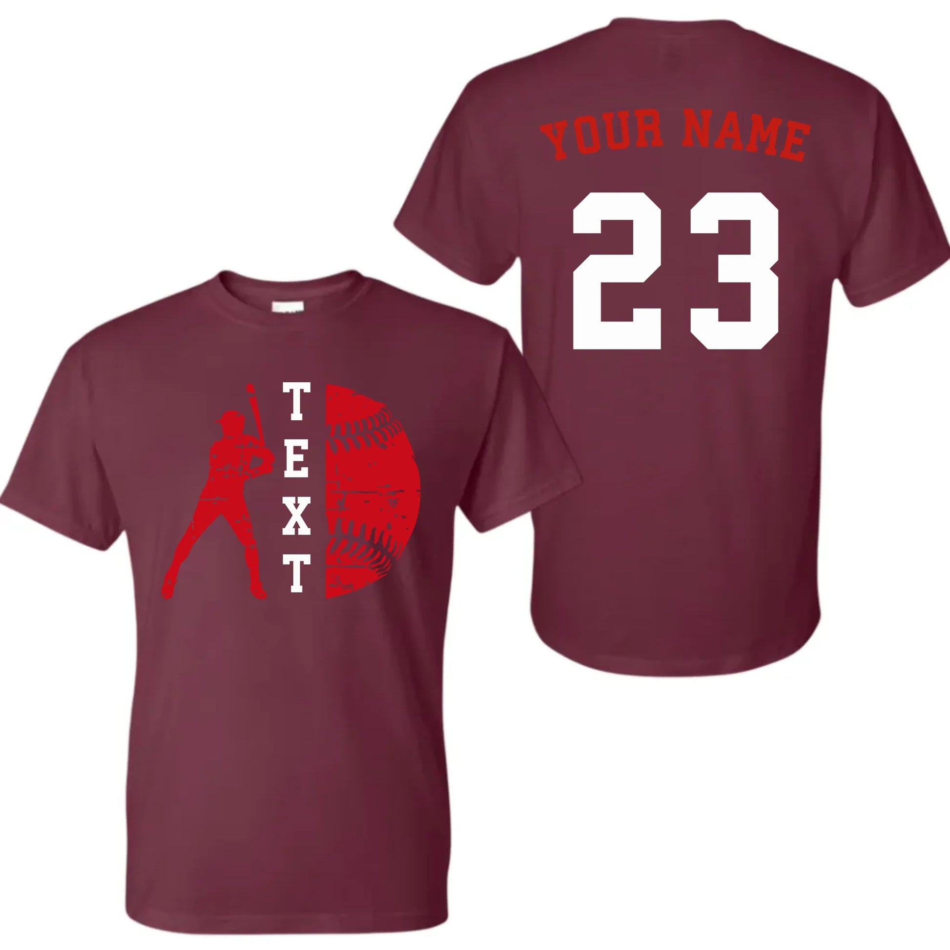 Maroon-mk-t-shirt