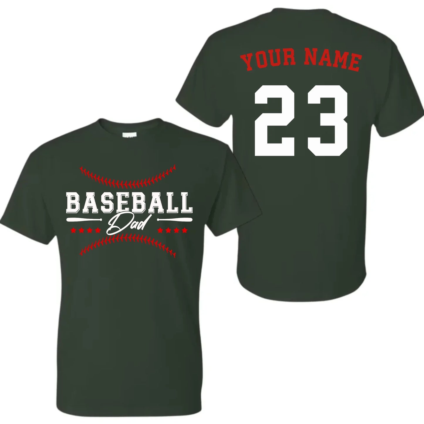forest green t-shirt mk