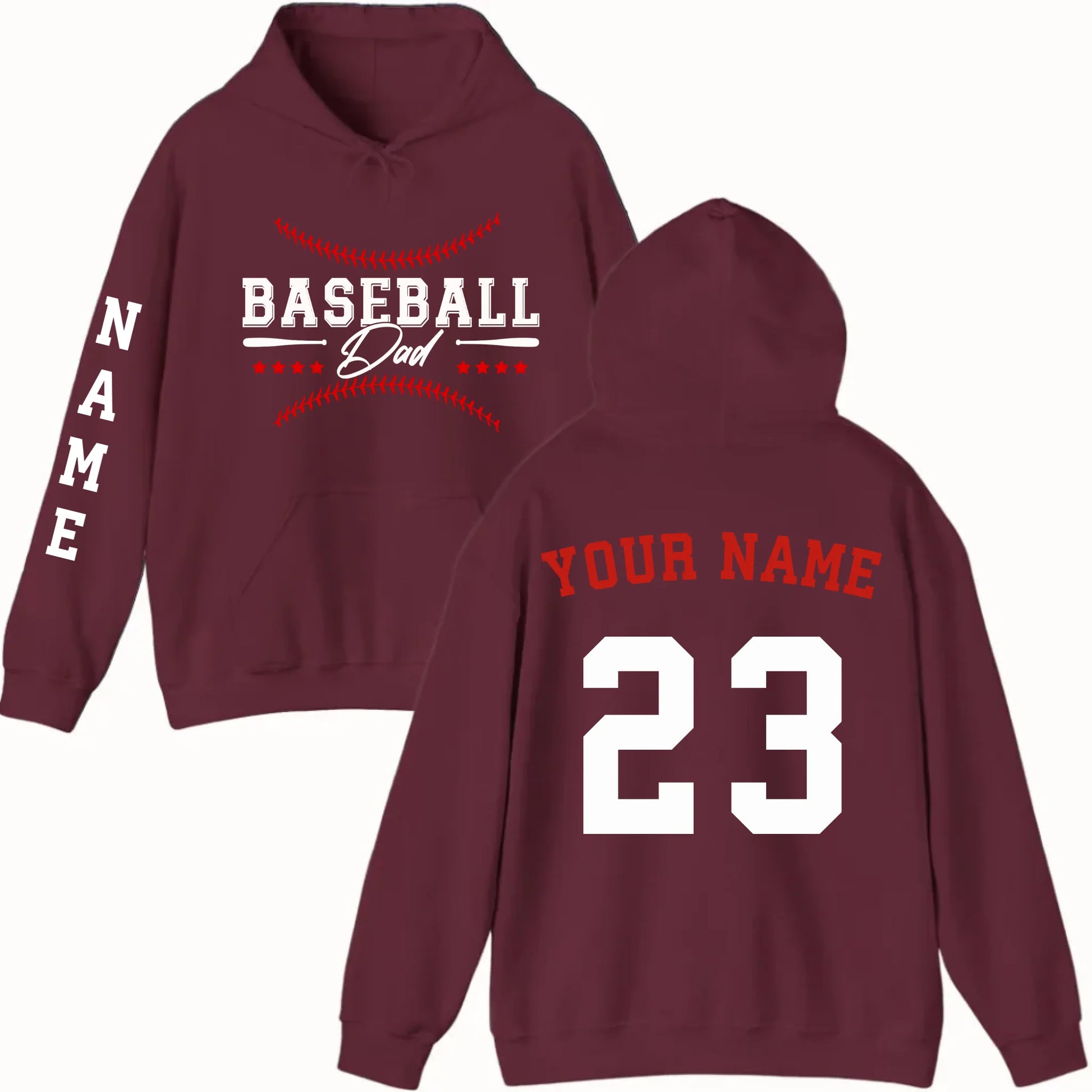 New Hoodie-Maroon
